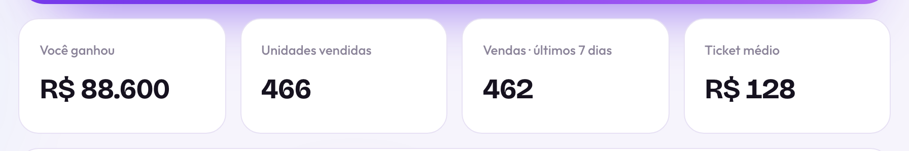 Os quatro números da faixa